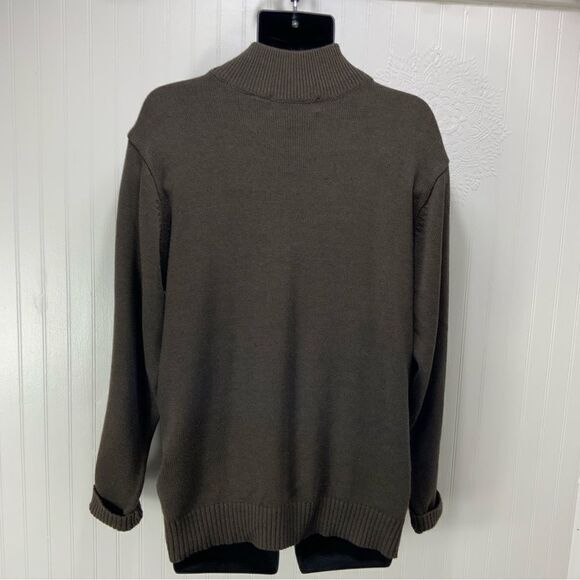 OSCAR DE LA RENTA 1/4 zip sweater - Picture 2 of 3